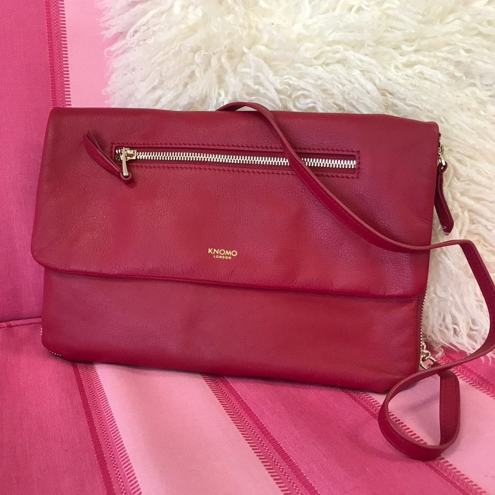 Knomo Crossbody Bag in Red